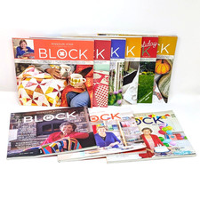 MISSOURI STAR QUILT CO. BLOCK IDEA BOOK, Lot of 9  2014-15, 2019-2021