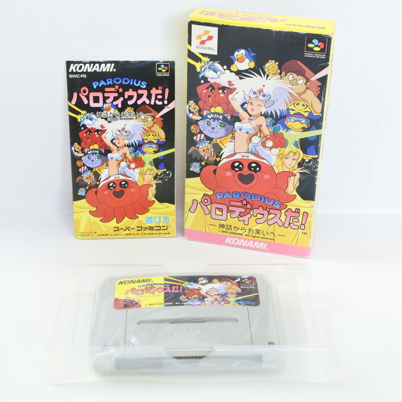 PARODIUS DA Shinwa Owarai Super Famicom Nintendo 6021 sf
