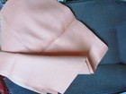 ""LIGHTER ORANGE - LINEN LIKE FABRIC"" - 2 1/2 YARDS — photo 2