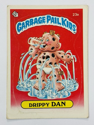 #ad 1985 Topps Garbage Pail Kids Series 1 Glossy 23a DRIPPY DAN PR See PICS $9.96