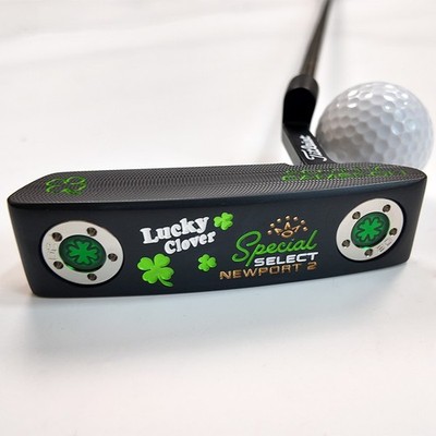second-hand：Titleist Scotty Cameron Lucky Clover NEWPORT2 Pusher 35 in