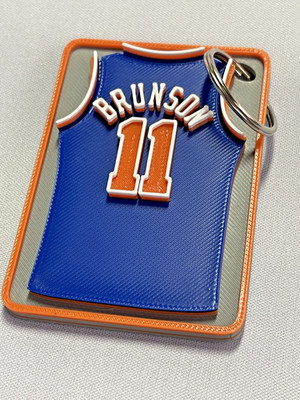 Knicks 3D printed Collectable Keychain Jalen Brunson Knicks Jersey 05/44