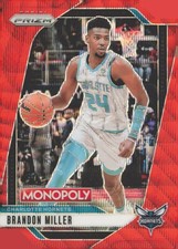 2024-25 Panini Prizm Monopoly #32 Brandon Miller Red Prizms