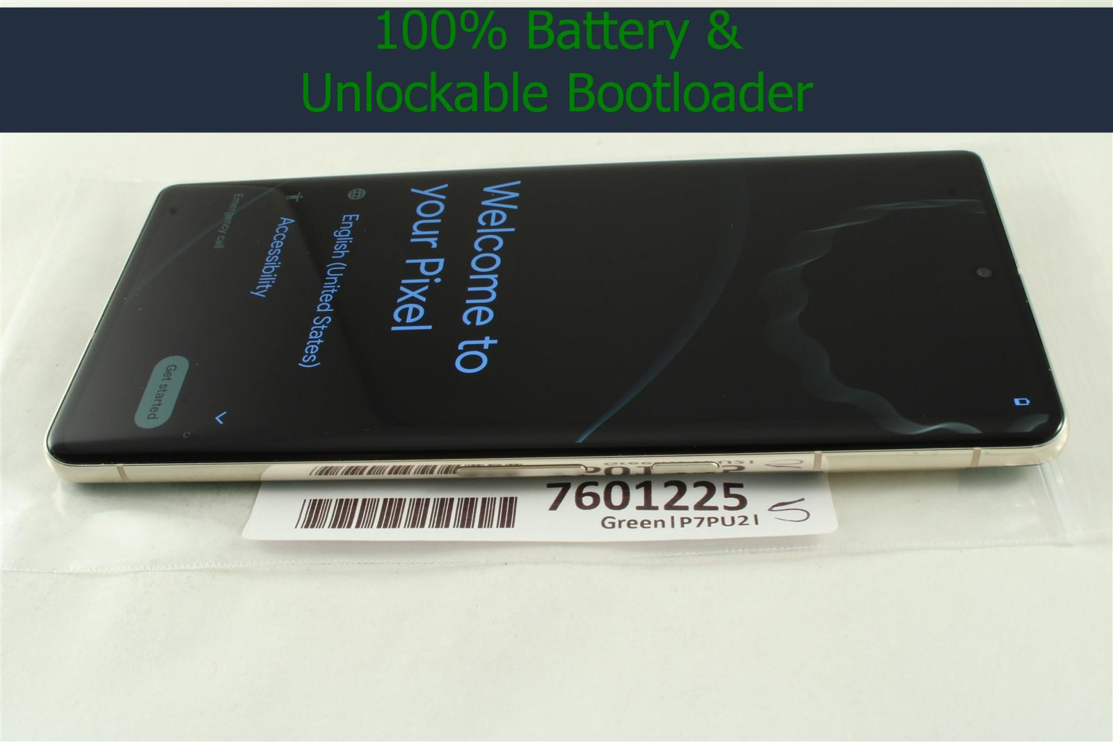 Google Pixel 7 Pro Unlocked AT&T T-Mobile Verizon Unlockable Bootloader 7601225