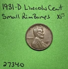 1931 D Lincoln Wheat Cent / Penny 1c XF Extra Fine Small Rim Bumps