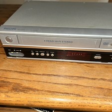 Philips DVP3050V/37 VCR/DVD Combo Player / VHS Recorder No Remote
