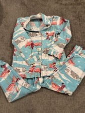 Nick Nora flamingo air stream flannel PJ women medium P1