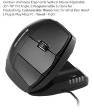 Contour Unimouse Ergonomic Vertical Mouse: Ad...