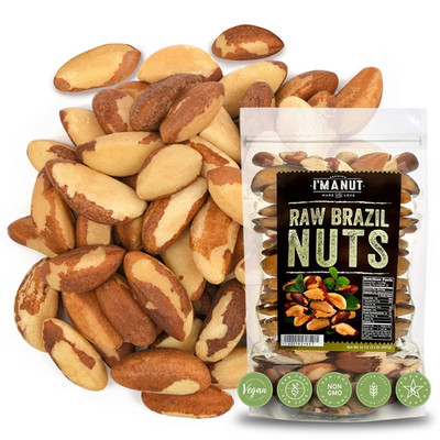 Premium Wild Harvested Raw Brazil Nuts, 2 lbs (32oz)   High Selenium, 2 Lbs