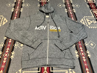 Activision Minneapolis Zip Hoodie Gray J America Mens S TM