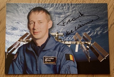 Autogrammkarte Frank De Winne ESA Astronaut 2025 handsigniert