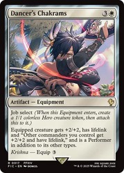 Dancer's Chakrams #17 Commander: Final Fantasy Rare