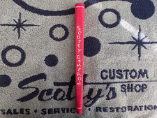 RARE SCOTTY CAMERON DANCING RED FULL CORD PUTTER GRIP 65G-10.25"???NEW