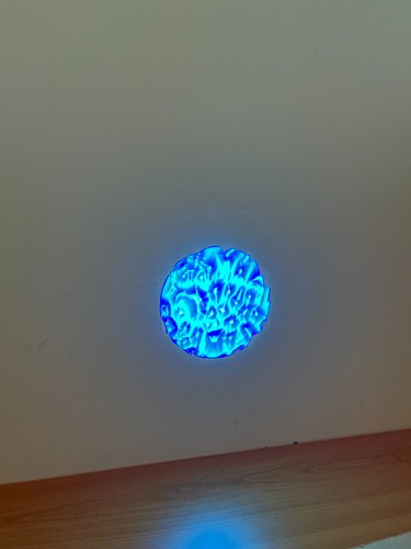 Gobohalter mit Glas Strukturgobo für ADJ IKON Profilscheinwerfer