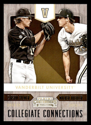 2015  Panini Contenders #5 Carson Fulmer / Walker Buehler Rookie Vanderbilt