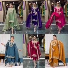 wedding sharara salwar kameez indian pakistani bollywood suit plazzo kurti pant