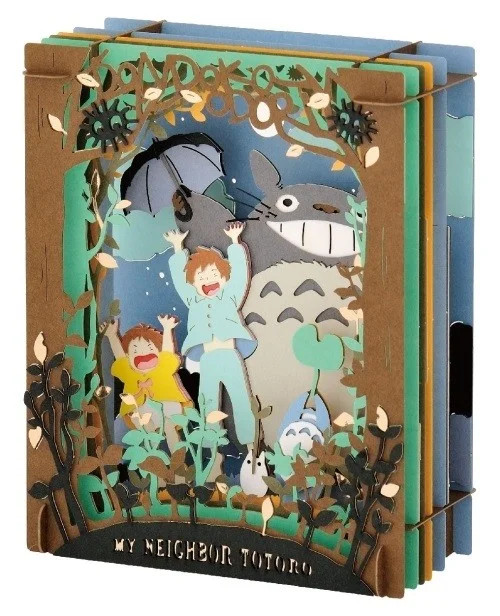 Puzzle 3D papier Totoro Danse Dondoko Ensky maquette japonaise Ghibli