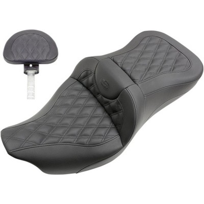 SADDLEMEN Roadsofa  Lattice Stitch Seat - Black - 80807B182BR