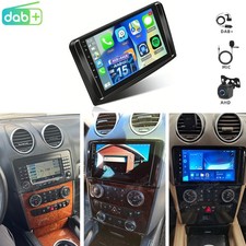 DAB+ 4+64G Android15 F&uuml;r Mercedes ML/GL Klasse W164 X164 CarPlay Autoradio +KAM