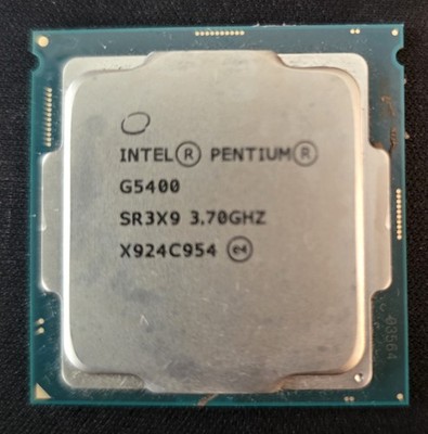 Intel Pentium Gold G5400 3.7 GHz Dual-Core (CM8068403360112) Processor, Tested