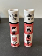 Margot Elena Infinite She Lip Balm 0.25oz Rosehip Hibiscus Lot of 2 Made in USA