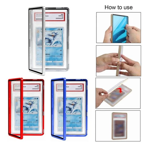 for PSA Slab Graded Trading Cards Protector Holder Magnetic Case Display 35PT US