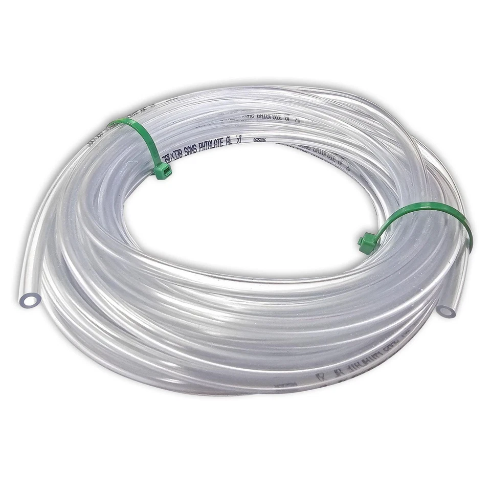 TUYAU SOUPLE CRISTAL TRANSPARENT PVC Ø 4 MM POUR USAGES DIVERS - 10 M - Photo 1/1
