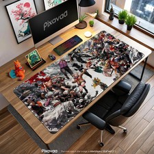 Anime My Hero Academia Battle Mouse Pad Gaming Large Desk Pad