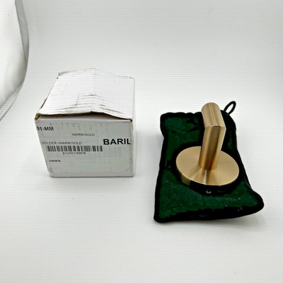 Baril Design Zip Bathrobe Holder Warm Gold A66-1069-01-MM