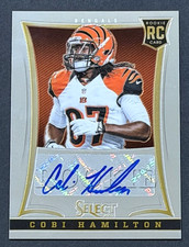 2013 PANINI SELECT AUTO COBI HAMILTON SIGNED AUTOGRAPH ROOKIE CARD RC /499. rookie card picture