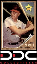 1962 Topps #99 John Powell Baltimore Orioles Excellent