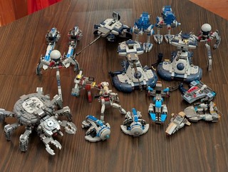 LEGO Star Wars conjuntos a granel construidos solo sin minifiguras buen estado COMO ESTÁ