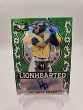 2021 Leaf Valiant - Lionhearted Hedbert Perez #LH-HP1 (AU, RC)