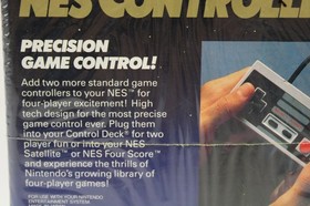 OEM Original Nintendo NES Controllers Set NIB Factory Sealed 1990 H-Seam
