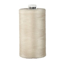 Cream 100 Cotton Thread for Sewing, Quilting, and Crafting - 50-Weight - 1200...