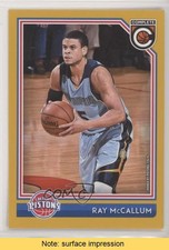 2016-17 Panini Complete Gold Ray McCallum #263 READ 0w8