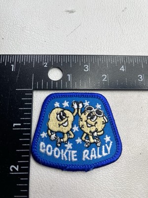Anthropomorphic Cookies High Five Hand Slap COOKIE RALLY Patch T163