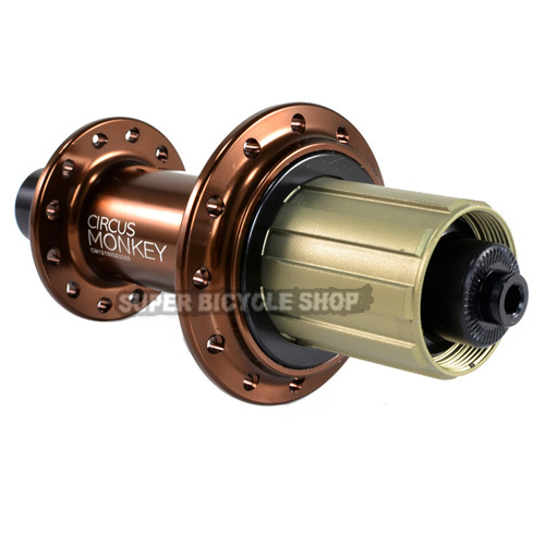 Circus Monkey HRW Road Hubs, 32 Hole,1 Pair, Brown