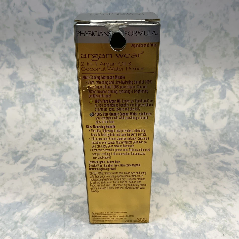 Physicians Formula 2 In 1 Argan Oil & Coconut Water Primer 1oz ( Lot of 2 ) New - Image 3 of 4