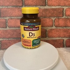 Nature Made Vitamin D3 2000 IU 50 mcg 220 Tablets - Exp. 3/26