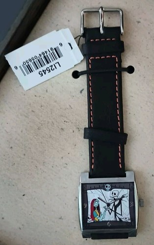 Rare Nightmare Before Christmas Fossil Jack Sally Watch Vintage Limited Edition - 第 1/8 張圖片
