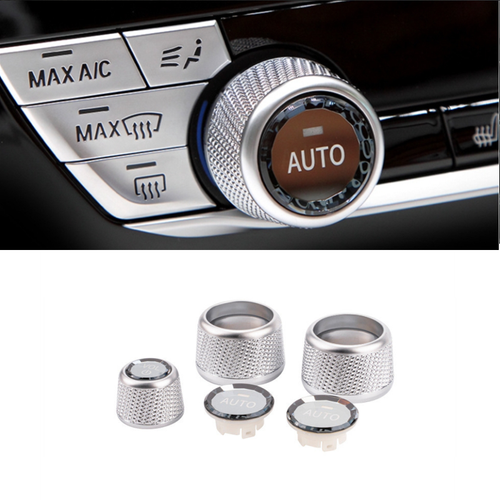 3x Silver Crystal AC Climate Control Radio Volume Knob For BMW 5 6 7 G30 18-21 - Bild 14 von 14