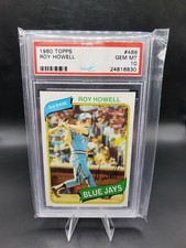 1980 TOPPS PSA 10 GEM MINT #488 ROY HOWELL BLUE JAYS POP 36 SET BREAK FLAWLESS!!