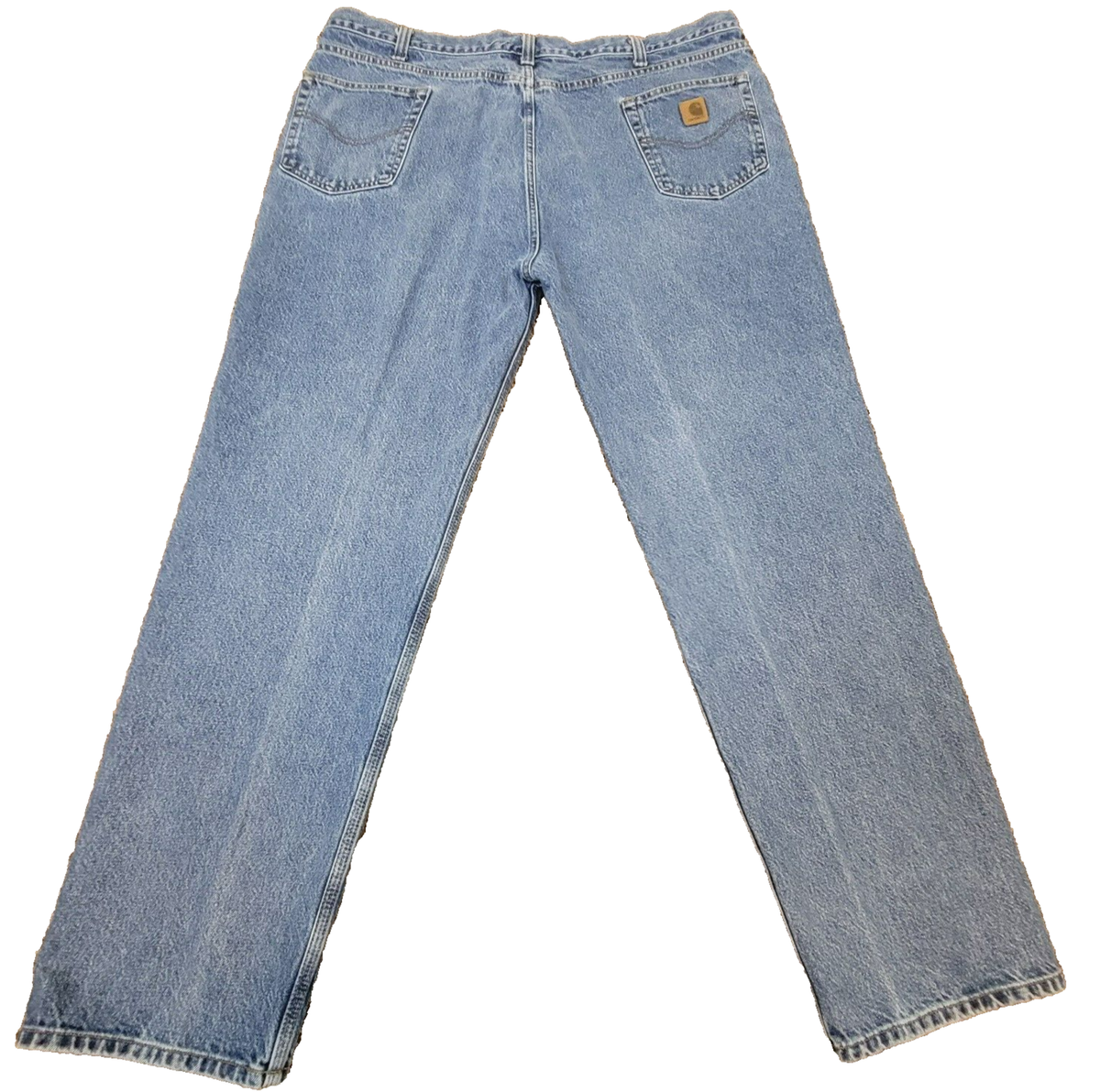 Carhartt B460 DVB Relaxed Fit Men's Denim Blue Jeans Tag 44x34 Med