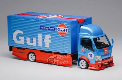 GB MT 1:64 Gulf H300 Tow Truck Custom Racing Fuets Modell Diecast Sammelauto - Bild 9 von 18