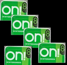 ON! Wintergreen 8mg 5 PACKS 100 PIECES TOBACCO FREE lozenge Order Now!!