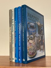 Lot of 5 Hardcover Collector Books - Noritake, Nippon, R.S. Prussia Porcelain ++