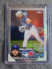 2023 Topps Chrome Logofractor Bo Bichette #11 Toronto Blue Jays