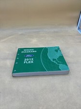 2012 FORD FLEX ELECTRICAL WIRING DIAGRAMS MAINTENANCE GUIDE MANUAL BOOK.