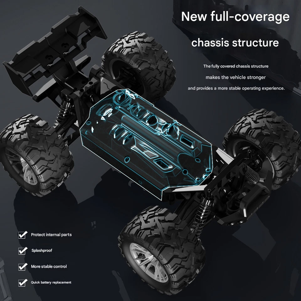 RC Racing Car 2.4G 1:16 4WD Remote Control Drift Car 28KM/H High Speed CarfP - Image 3 of 4